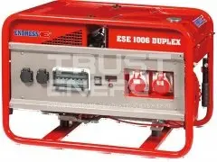 Бензиновый генератор Endress ESE 1006 DSG-GT ES Duplex с АВР Открытая на раме Robin-Subaru EX 63 trustenergo.ru
